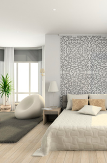 Bien immobilier Vue intérieure d'un appartement clair et lumineux