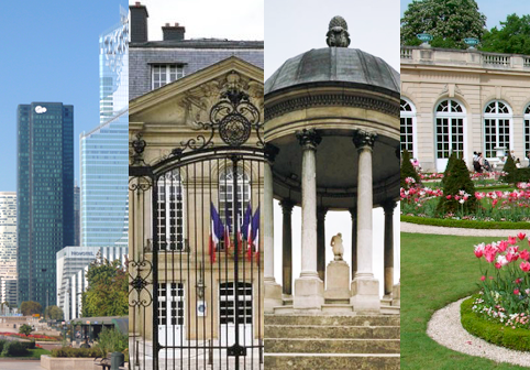 photos des lieux emblématiques de Neuilly-sur-seine