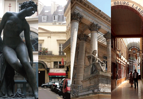 photos des lieux emblématiques du 2ème arrondissement de Paris